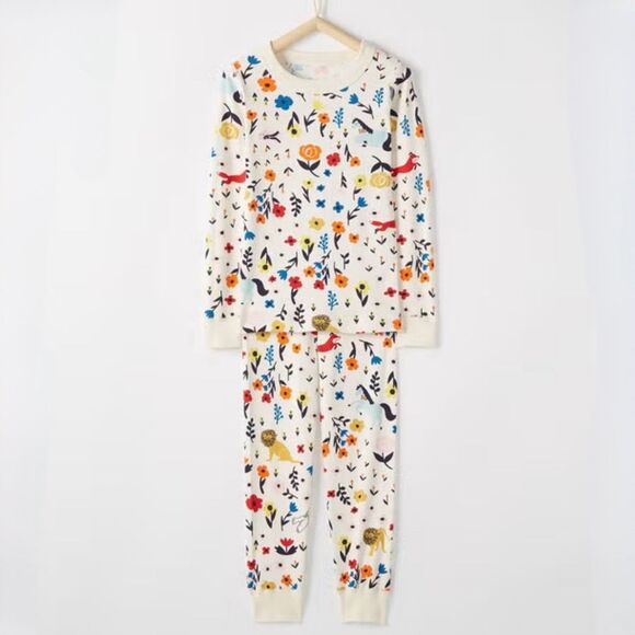 Hanna Andersson size 5 Make It Magic Long John Pajamas - Picture 1 of 9